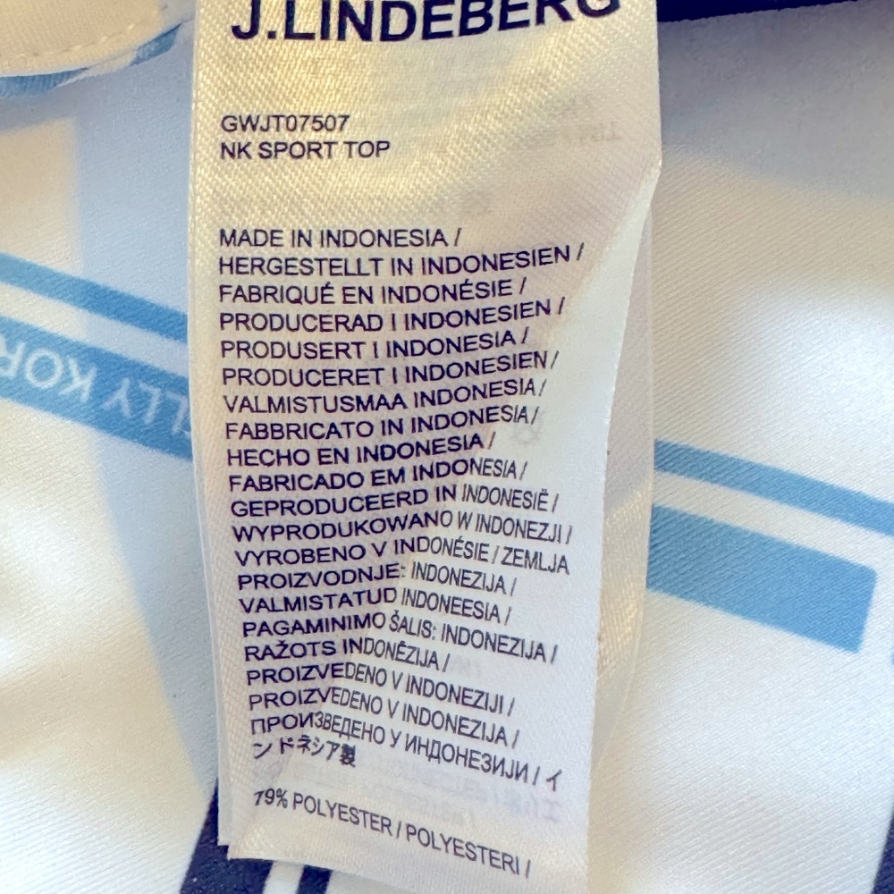 J. Lindeberg x Nelly Korda Collaboration Sport Top- Women’s S & M - New - Picture 8 of 12